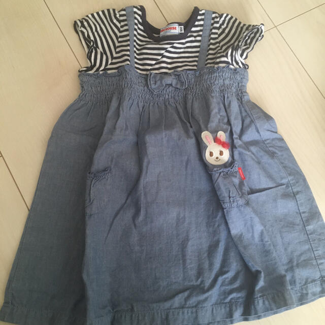 mikihouse(ミキハウス)の専用です。ミキハウス100サイズ 3枚セット キッズ/ベビー/マタニティのキッズ服女の子用(90cm~)(Tシャツ/カットソー)の商品写真