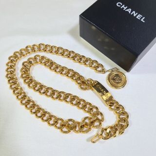 CHANEL ベルト ゴールド