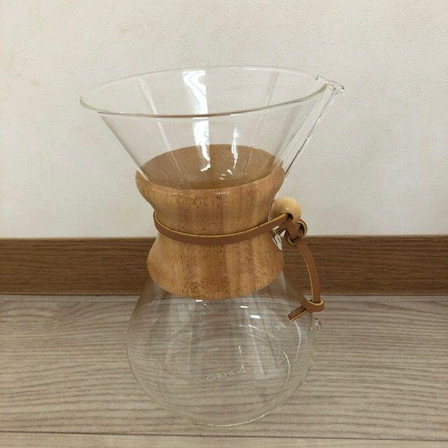 【277】CHEMEX（ケメックス） コーヒーメーカー マシンメイド 6カップ用 インテリア/住まい/日用品のキッチン/食器(調理道具/製菓道具)の商品写真