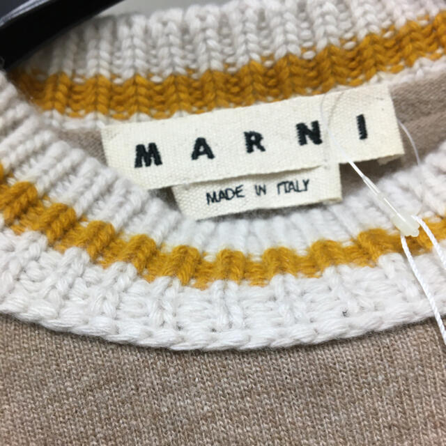 Marni(マルニ)の20SS 定価8.8万円　marni ニット セーター 46 マルニ　ロゴ　入り メンズのトップス(ニット/セーター)の商品写真
