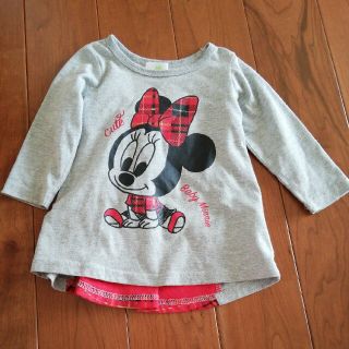 ディズニー(Disney)のミニーちゃんTシャツ　サイズ80(Ｔシャツ)