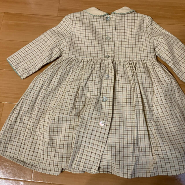 PETIT BATEAU(プチバトー)の【omachan0410様専用】jucadi 刺繍ワンピース　80 キッズ/ベビー/マタニティのベビー服(~85cm)(ワンピース)の商品写真