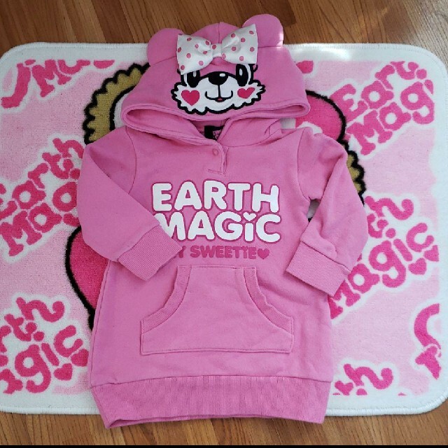 EARTHMAGIC(アースマジック)のEARTHMAGIC☆ 90センチ ワンピース キッズ/ベビー/マタニティのキッズ服女の子用(90cm~)(ワンピース)の商品写真