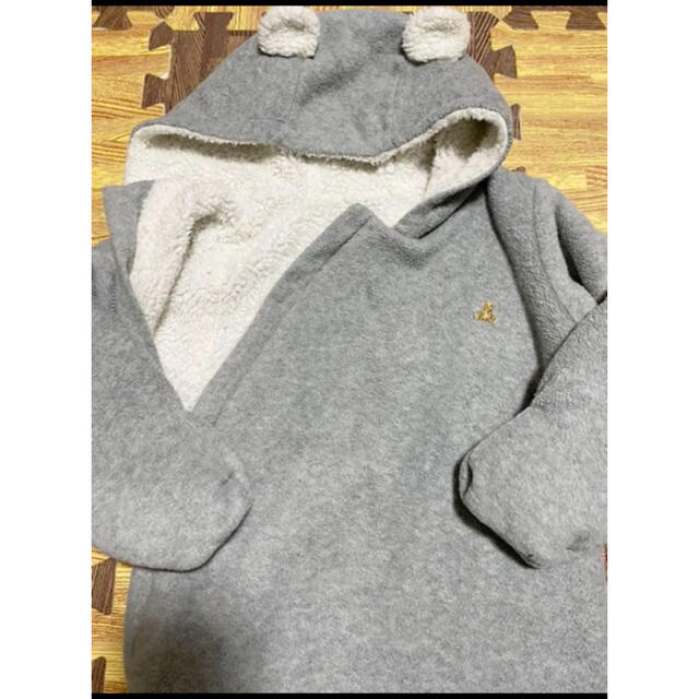 GAP(ギャップ)のbabyGAP アウター くま耳カバーオール ジャンプスーツ キッズ/ベビー/マタニティのベビー服(~85cm)(カバーオール)の商品写真