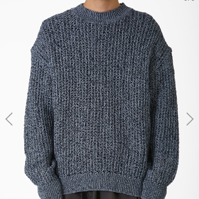 SUNSEA(サンシー)のYOKE / LARGE MESHED CREW NECK RIB KNIT メンズのトップス(ニット/セーター)の商品写真