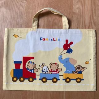 ファミリア(familiar)のfamiliar ファミリア　手提げ　中古品(レッスンバッグ)