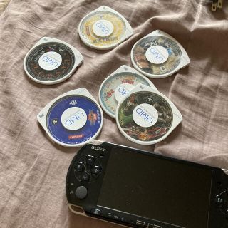 ソニー(SONY)のPSP ジャンク品かも、、？カセット付き(家庭用ゲーム機本体)