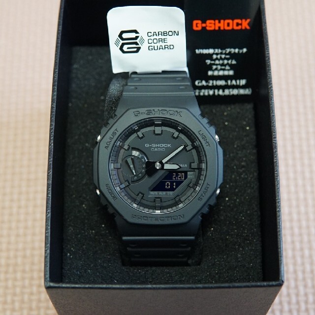 当店の記念日 G-SHOCK - 【新品未使用】G-SHOCK  GA-2100-1A1JF カシオーク 腕時計(デジタル)