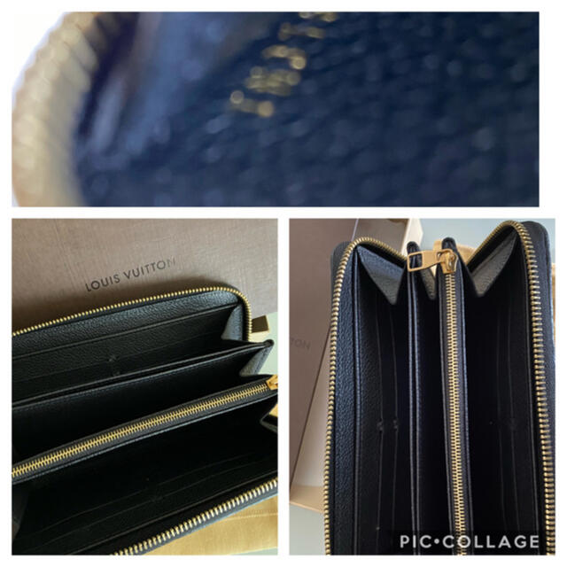 LOUIS VUITTON(ルイヴィトン)のルイヴィトン ポルトフォイユ クレマンス モノグラム・アンプラント 黒 長財布 メンズのファッション小物(長財布)の商品写真