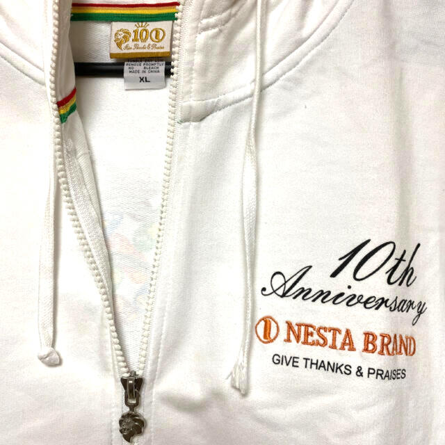 NESTA BRAND(ネスタブランド)のネスタブランド NESTA NESTABRAND 10th 白パーカー メンズのトップス(パーカー)の商品写真
