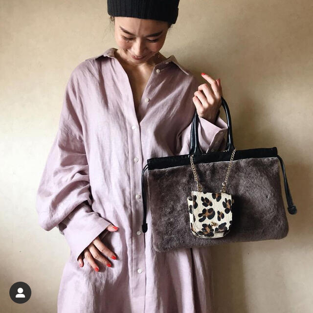 新品未使用タグ付 chiiiibag wallet necklace レオパード