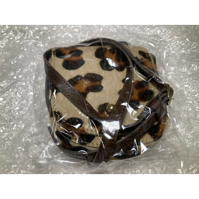新品未使用タグ付 chiiiibag wallet necklace レオパード