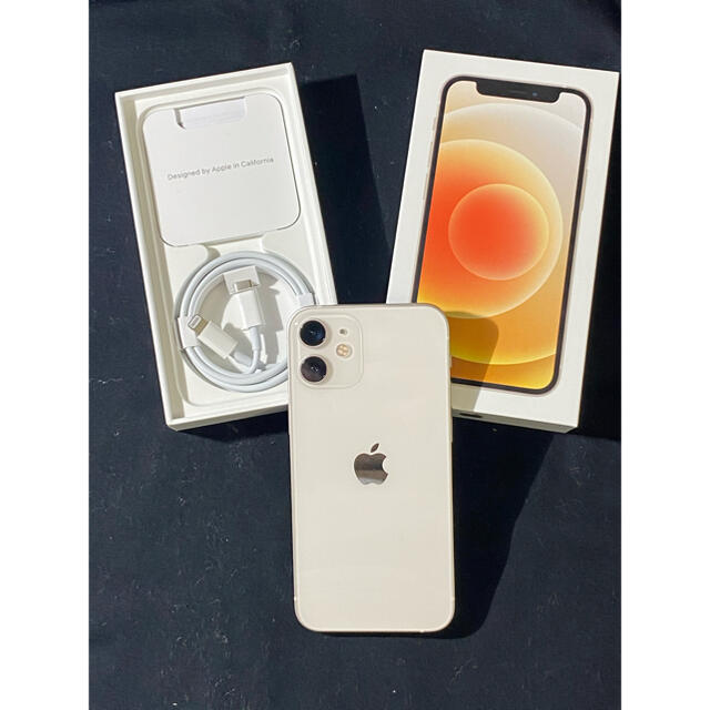 Apple - iPhone12mini ホワイト　256GB SIMフリー　AppleCare
