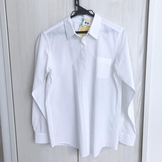 ユニクロ(UNIQLO)のUNIQLO ユニクロ　+j ジルサンダー　白シャツ　長袖　ドレスシャツ(シャツ)