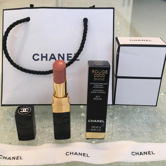 CHANEL(シャネル)のCHANEL ROUGE COCO SHAIN 477 コスメ/美容のベースメイク/化粧品(口紅)の商品写真