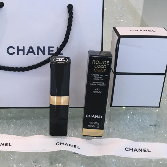 CHANEL(シャネル)のCHANEL ROUGE COCO SHAIN 477 コスメ/美容のベースメイク/化粧品(口紅)の商品写真