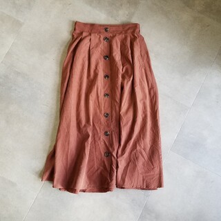レトロガール(RETRO GIRL)のRETRO GIRL ブラウンオレンジロングスカート(ロングスカート)