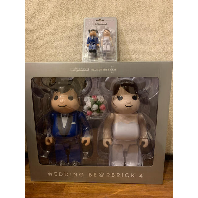 100％ 400％ BE@RBRICK グリーティング 結婚 4 PLUS