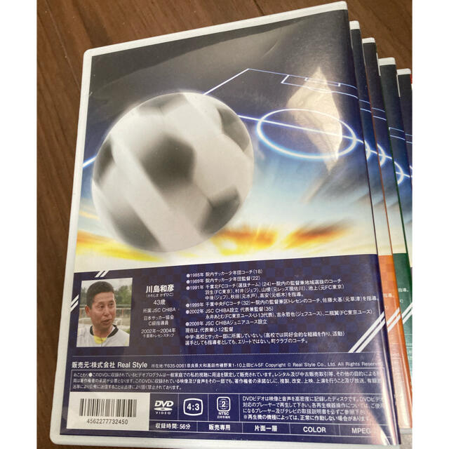 サッカーDVD JSC CHIBAの最強ドリブル塾　全6巻セットほか
