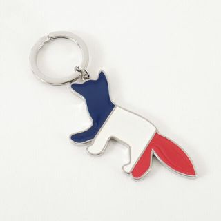 メゾンキツネ(MAISON KITSUNE')のメゾンキツネ　キーリング　マルチカラー(キーホルダー)