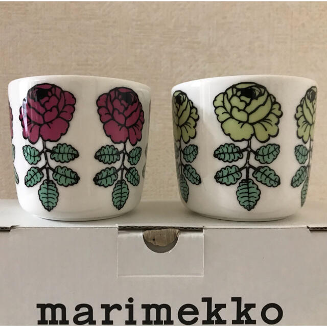 marimekko(マリメッコ)のマリメッコ  ラテマグ2個セット インテリア/住まい/日用品のキッチン/食器(食器)の商品写真