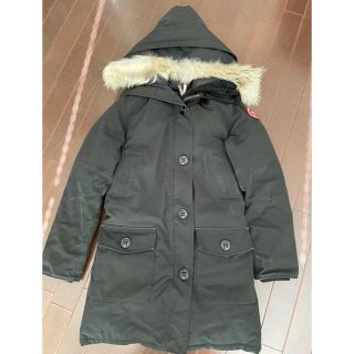 カナダグース(CANADA GOOSE)のカナダグース ブロンテ 黒 Sサイズ(ダウンコート)