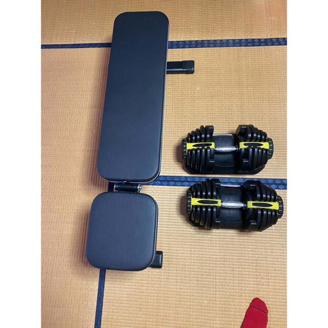 即OK【中古】可変式 ダンベル 40kg インクラインベンチ セット 筋トレ