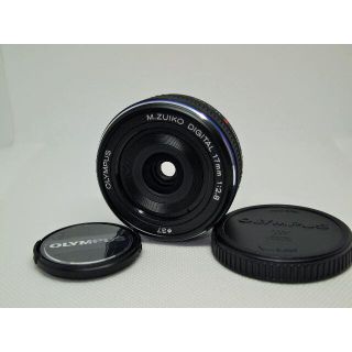 オリンパス(OLYMPUS)の【極上美品】 M.ZUIKO DIGITAL 17mm F2.8 単焦点レンズ(レンズ(単焦点))