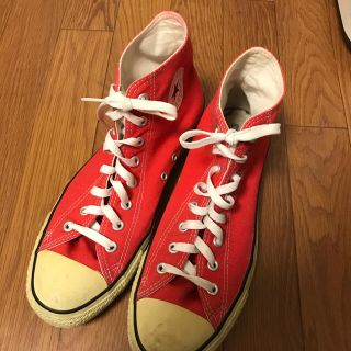 コンバース(CONVERSE)のコンバース オールスター ハイ レッド　28.5 US10(スニーカー)