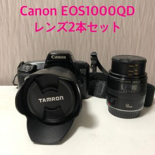 Canon EOS 1000QD フィルム一眼レフカメラ TAMRONレンズ付き