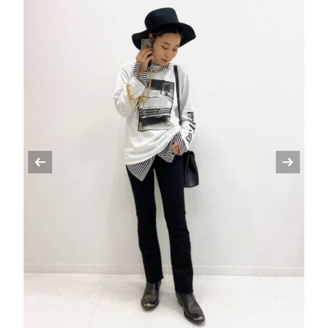 L'Appartement DEUXIEME CLASSE(アパルトモンドゥーズィエムクラス)のGOOD ROCK SPEED GODLIS I love NY ロングスリーブ レディースのトップス(Tシャツ(長袖/七分))の商品写真