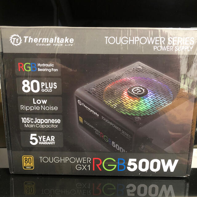 Thermaltake GOLD RGB 500W 電源　新品