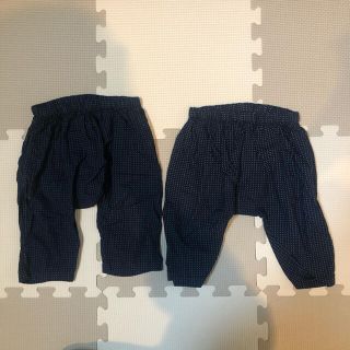 ムジルシリョウヒン(MUJI (無印良品))の無印　ベビー  パンツ 2枚セット(パンツ)