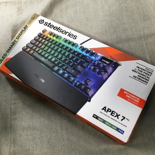 SteelSeries ゲーミングキーボード 有線 ハイブリッドメカニカルスイッ