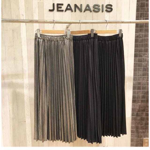 最終値下げ!ジーナシス グリッタープリーツロングスカート