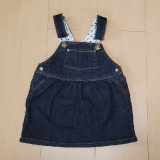 プチバトー(PETIT BATEAU)の【あこチロ様専用】プチバトー　デニムジャンパースカート　74cm(スカート)