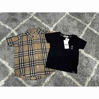 ポロラルフローレン(POLO RALPH LAUREN)のPOLO 90 黒 Tシャツ ポロ(Tシャツ/カットソー)