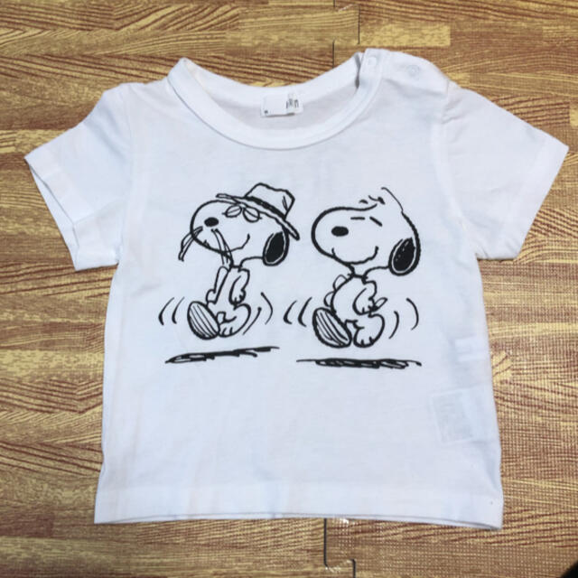 NARUMIYA INTERNATIONAL(ナルミヤ インターナショナル)のb.ROOM  半袖Tシャツ　80 キッズ/ベビー/マタニティのベビー服(~85cm)(Ｔシャツ)の商品写真