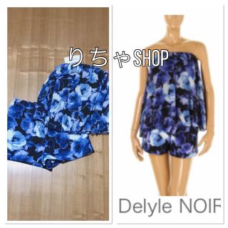 デイライルノアール(Delyle NOIR)のDelyle Noir  フラワーフリルセットアップ　新品美品(セット/コーデ)