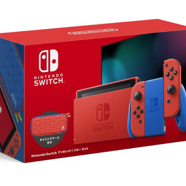 マリオ 未開封 Nintendo Switch マリオ レッド×ブルー セットの通販 by