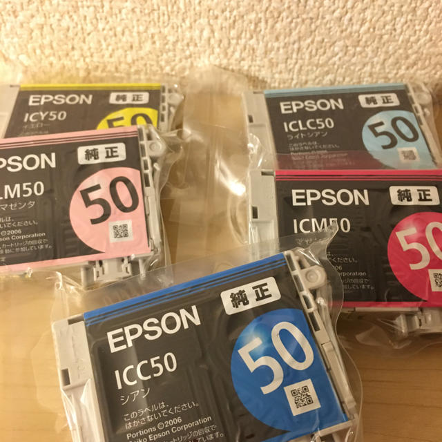 EPSON インクCBK50 インテリア/住まい/日用品のオフィス用品(オフィス用品一般)の商品写真