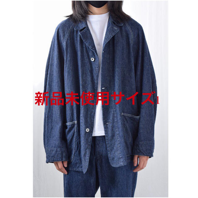 在庫僅少】 COMOLI - 新品未使用サイズ1 COMOLIデニムワークジャケット