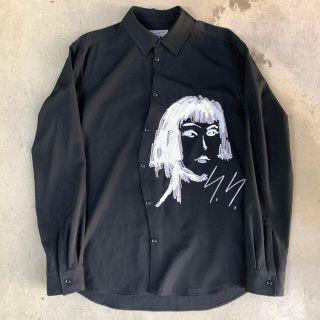 ヨウジヤマモト(Yohji Yamamoto)のヨウジヤマモト  16aw 宮沢りえ リエ スパンコール刺繍ウールギャバシャツ(シャツ)