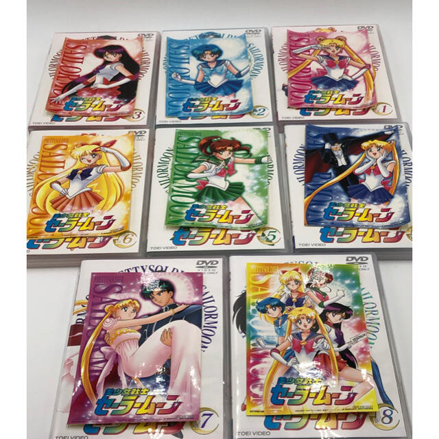 美少女戦士セーラームーン　VOL．1-8 全巻収納BOX DVD