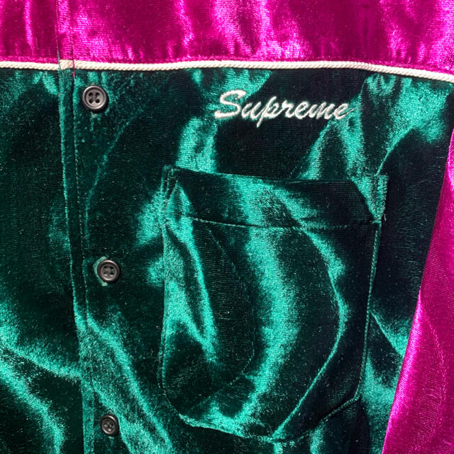 Supreme(シュプリーム)のsupreme シュプリーム 18AWベロアシャツ S メンズのトップス(シャツ)の商品写真