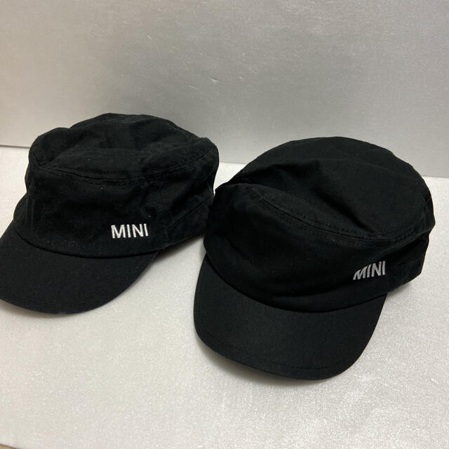 MINI ノベルティ　ワークキャップ　2こセット　ひとつ未使用　ミニクーパー メンズの帽子(キャップ)の商品写真