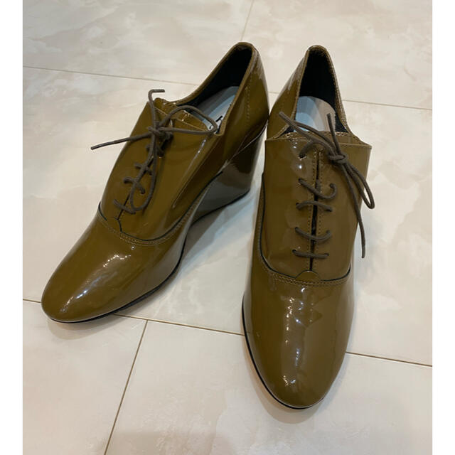 A8872■Repetto レペット エナメル レースアップ シューズ 38