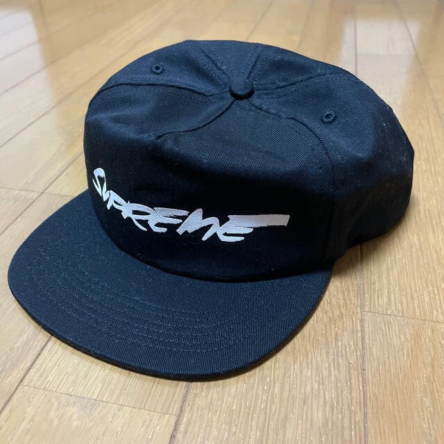 supreme Futura Logo 5-Panel 黒色 キャップ 20AW