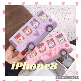 ダッフィー(ダッフィー)の新品 iPhone8 ダッフィー フレンズ スマホケース ディズニー カバー(iPhoneケース)