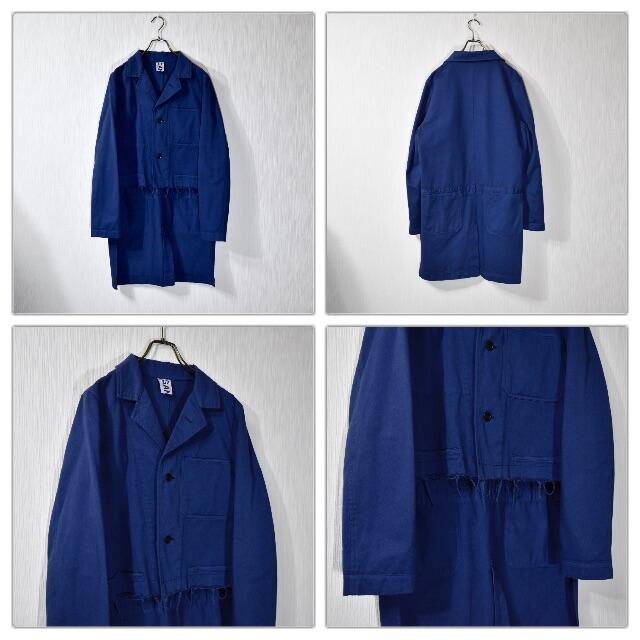 GANRYU - GANRYU 2017SS 綿ツイル断ち切りショップコートの通販 GANRYU - GANRYU 2017SS 綿ツイル断ち切りショップコートの通販